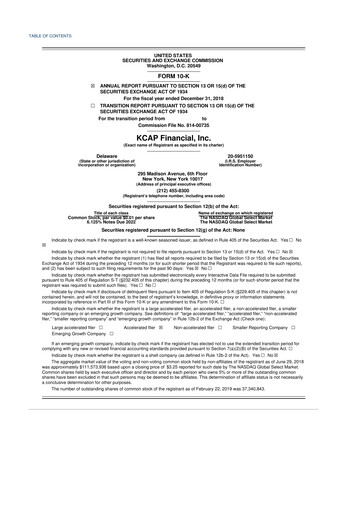Thumbnail BCP Investment Corporation 10-K Annual Report 