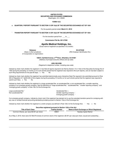 Vorschaubild Astrana Health 10-Q Quartalsbericht 2019 