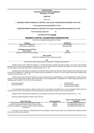 Miniature Hycroft Mining 10-Q Rapport trimestriel  