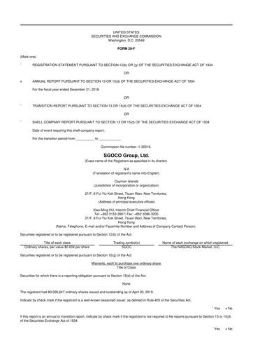 Thumbnail TROOPS, Inc. 20-F Annual Report 2018