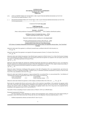 Thumbnail UMH Properties 10-K Annual Report 2013