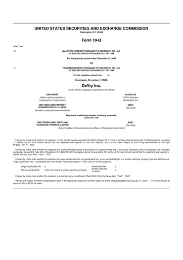 Thumbnail Adtalem Global Education
 10-Q Quarterly Report FY 