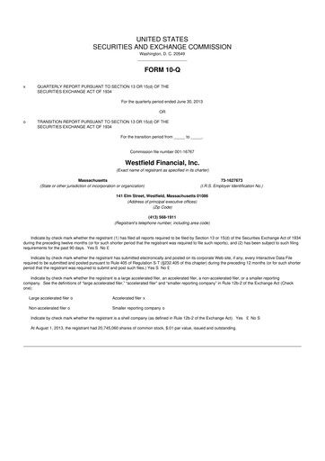 Thumbnail Western New England Bancorp 10-Q Quarterly Report FY2013 