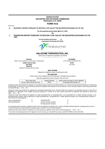 Thumbnail Halozyme Therapeutics 10-Q Quarterly Report FY2024 