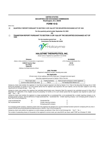 Thumbnail Halozyme Therapeutics 10-Q Quarterly Report FY2025 