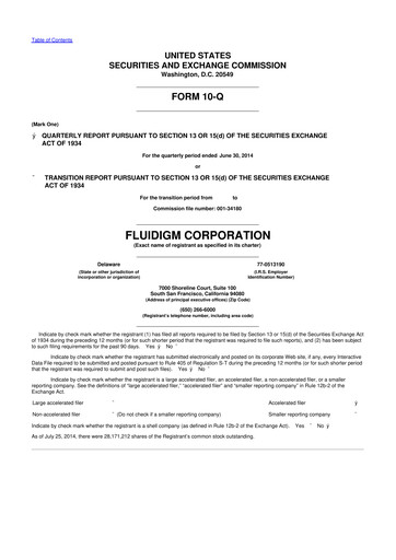 Thumbnail Standard BioTools 10-Q Quarterly Report FY2014 