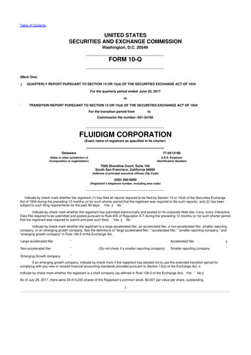 Thumbnail Standard BioTools 10-Q Quarterly Report FY2017 