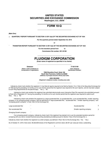 Thumbnail Standard BioTools 10-Q Quarterly Report FY2018 