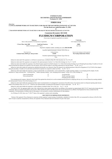 Thumbnail Standard BioTools 10-K Annual Report 2021