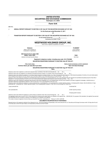 Thumbnail Westwood Holdings Group 10-K Annual Report 2017