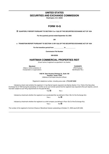 Thumbnail Whitestone REIT 10-Q Quarterly Report FY 