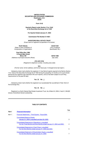 Thumbnail Centerspace 10-Q Quarterly Report FY 