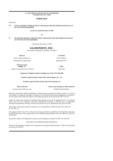 Thumbnail Oblong 10-K Annual Report 