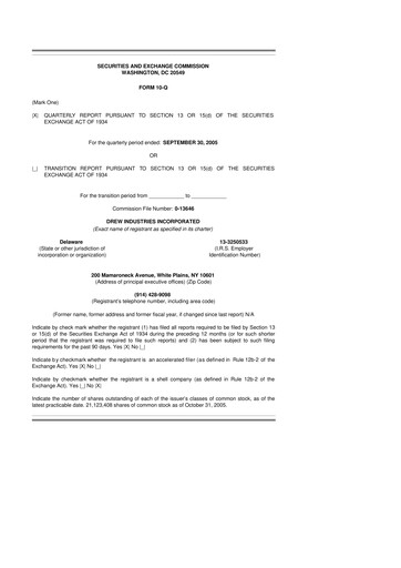 Thumbnail LCI Industries
 10-Q Quarterly Report FY 