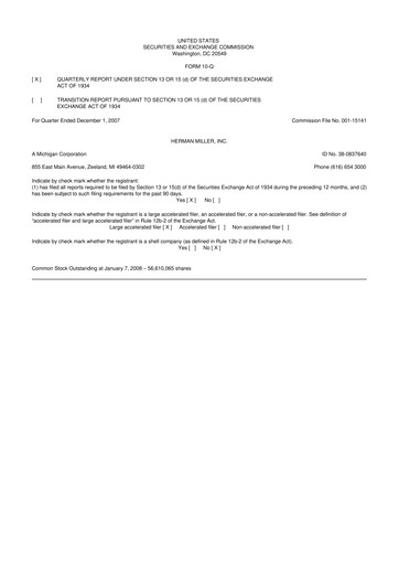 Thumbnail MillerKnoll 10-Q Quarterly Report FY 