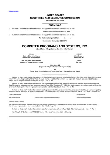 Thumbnail TruBridge 10-Q Quarterly Report FY2018 