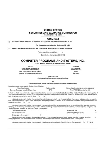 Thumbnail TruBridge 10-Q Quarterly Report FY2021 