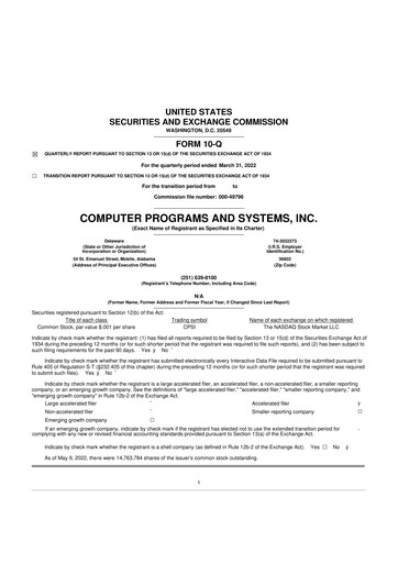 Thumbnail TruBridge 10-Q Quarterly Report FY2022 