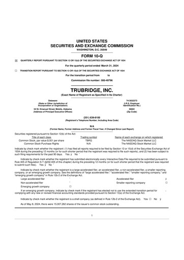 Thumbnail TruBridge 10-Q Quarterly Report FY2024 