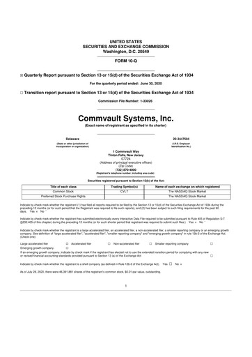 Thumbnail Commvault 10-Q Quarterly Report FY2021 