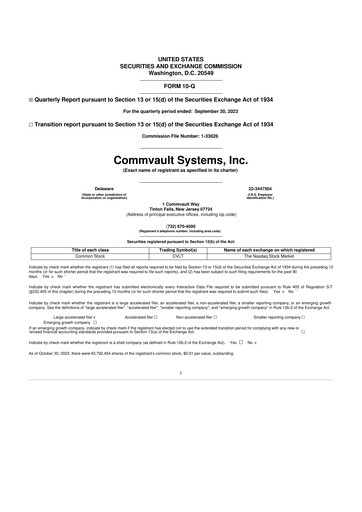 Thumbnail Commvault 10-Q Quarterly Report FY2024 