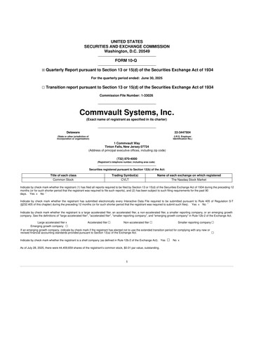 Thumbnail Commvault 10-Q Quarterly Report FY2026 