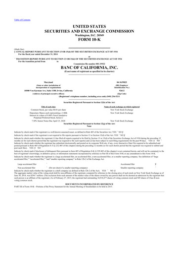 Vorschaubild Banc of California 10-K Jahresbericht 2014