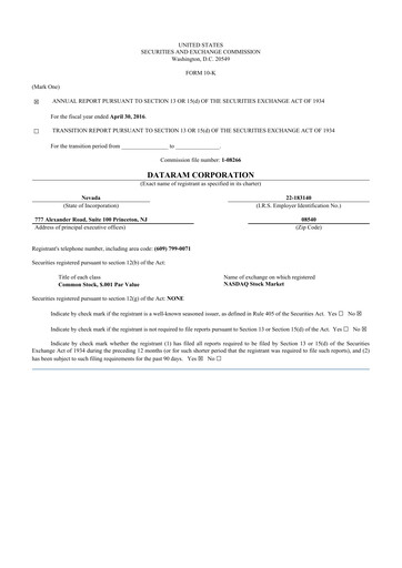 Thumbnail U.S. Gold Corp 10-K Annual Report 2016