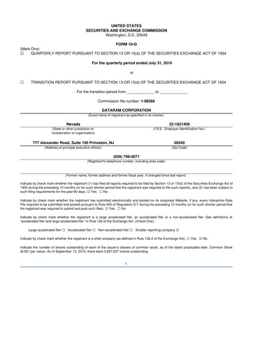 Thumbnail U.S. Gold Corp 10-Q Quarterly Report FY2017 