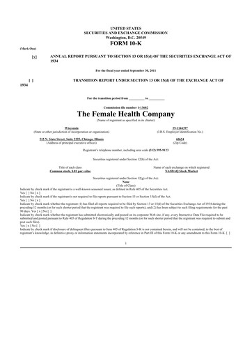 Thumbnail Veru 10-K Annual Report 2011