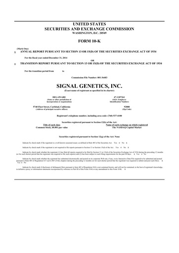Thumbnail Viridian Therapeutics 10-K Annual Report 2014