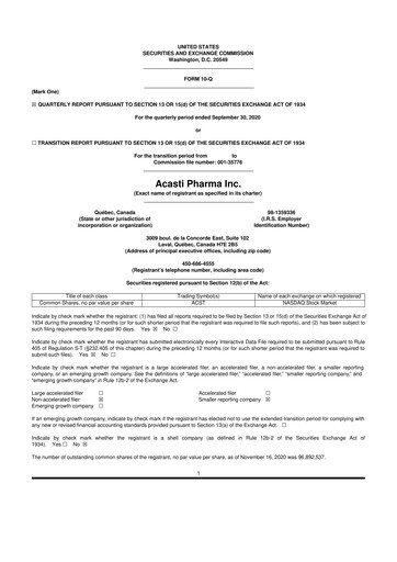 Miniature Grace Therapeutics 10-Q Rapport trimestriel 2021 