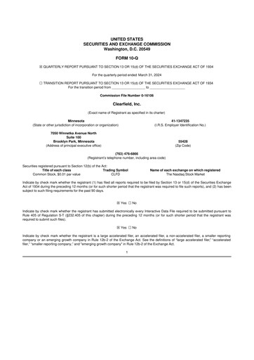 Thumbnail Clearfield 10-Q Quarterly Report FY2024 