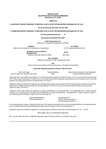 Thumbnail Anika Therapeutics 10-Q Quarterly Report FY2026 