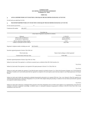 Miniature EVI Industries 10-K Rapport annuel 2016