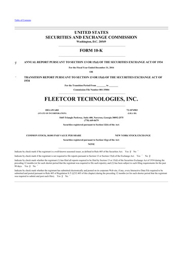 Thumbnail Corpay 10-K Annual Report 2016