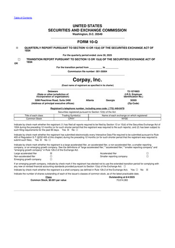 Thumbnail Corpay 10-Q Quarterly Report FY2025 