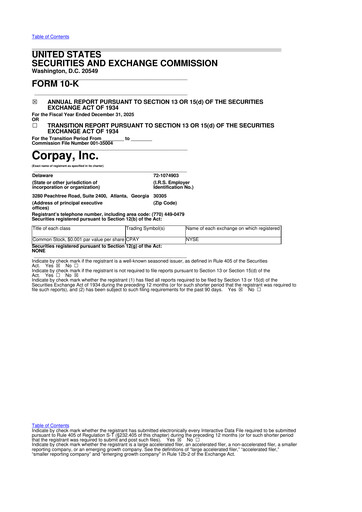 Vorschaubild Corpay 10-K Jahresbericht 2025