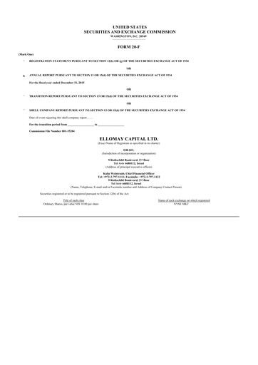 Thumbnail Ellomay Capital
 20-F Annual Report 