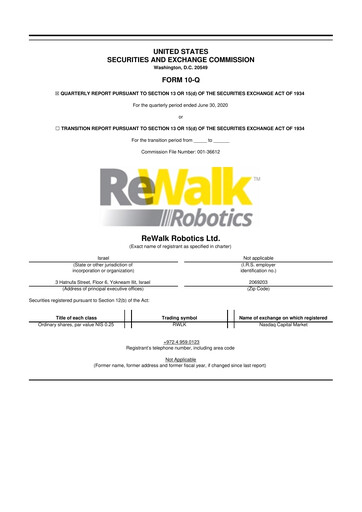 Thumbnail Lifeward 10-Q Quarterly Report FY2020 