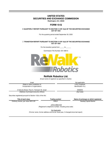 Thumbnail Lifeward 10-Q Quarterly Report FY2020 