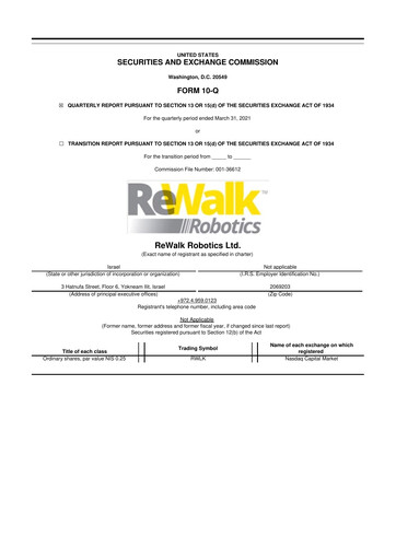 Thumbnail Lifeward 10-Q Quarterly Report FY2021 