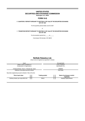 Thumbnail Lifeward 10-Q Quarterly Report FY2021 