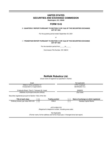 Thumbnail Lifeward 10-Q Quarterly Report FY2021 