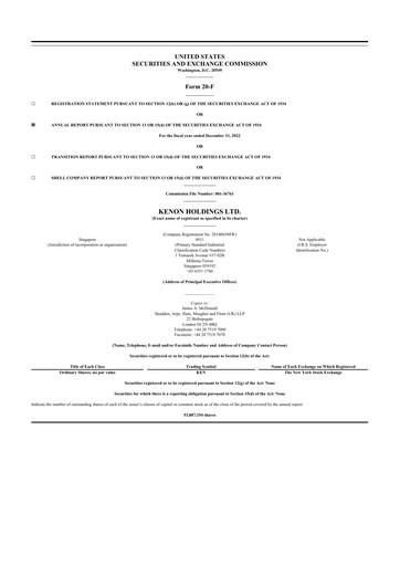 Thumbnail Kenon Holdings 20-F Annual Report 2022