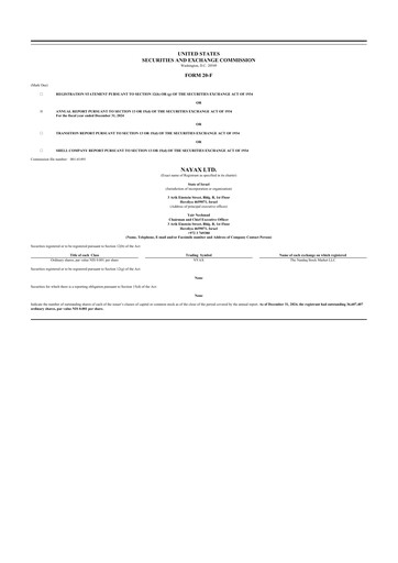 Thumbnail Nayax 20-F Annual Report 2024