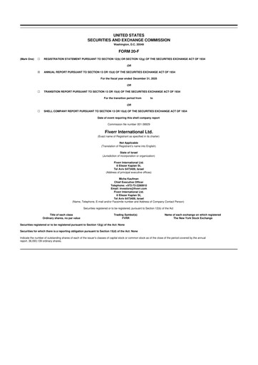 Thumbnail Fiverr 20-F Annual Report 2025