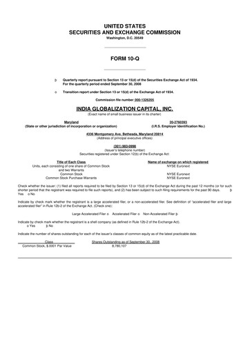 Thumbnail 	IGC Pharma 10-Q Quarterly Report FY 