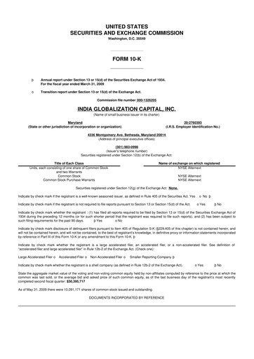 Thumbnail 	IGC Pharma 10-K Annual Report 