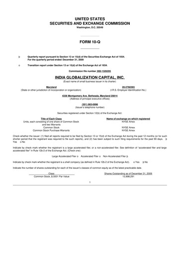 Thumbnail 	IGC Pharma 10-Q Quarterly Report FY 
